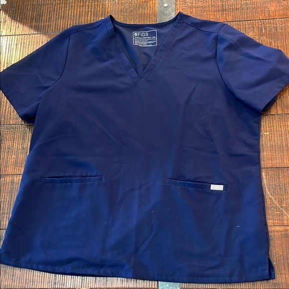 Figs Other - 2 Men’s Figs Navy Blue Scrub Top- Lot of 2